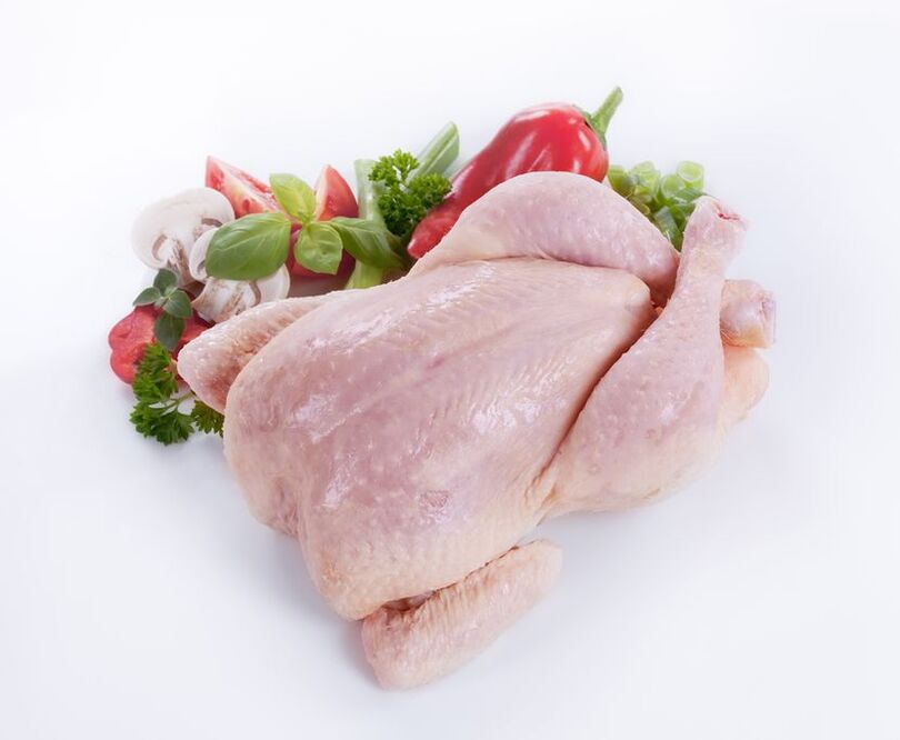 في اليوم الثالث من حمية الـ 6 بتلات ، يمكنك أكل الدجاج بكميات غير محدودة. 